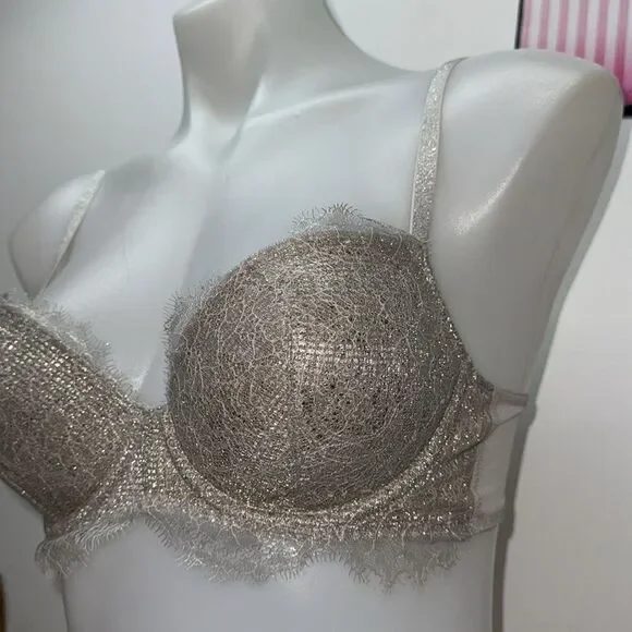 🔥 VICTORIA SECRET set lined DemiBRA setSZ 32D // M. New